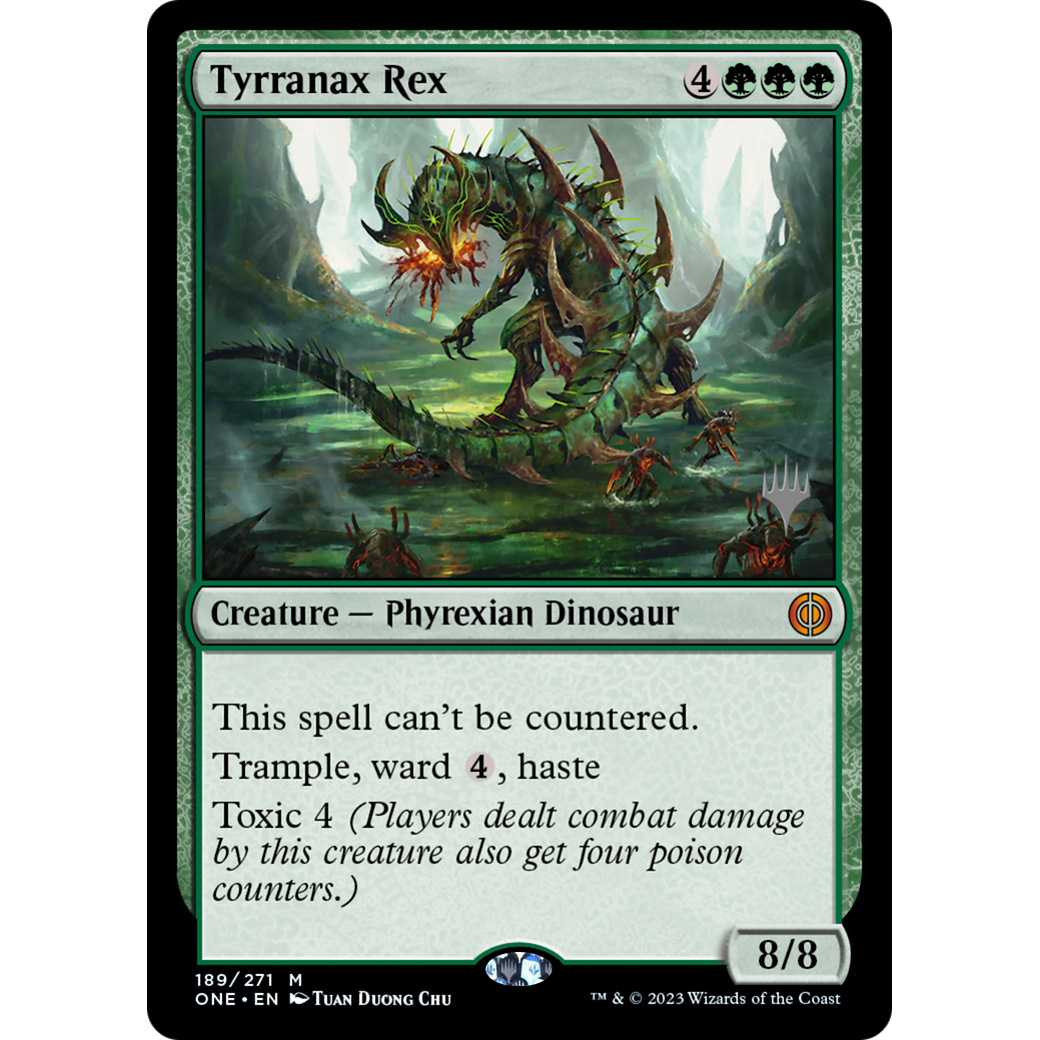 Tyrranax Rex (PPONE-189P) - Phyrexia: All Will Be One Promos