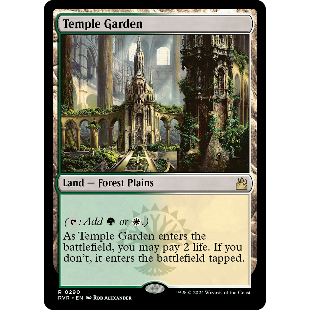 Temple Garden (RVR-290) - Ravnica Remastered Foil