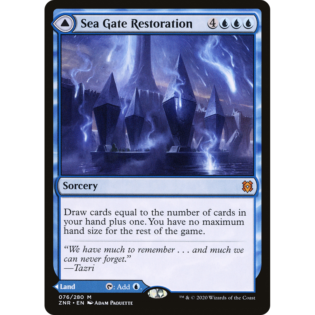 Sea Gate Restoration (ZNR-076) - Zendikar Rising Foil
