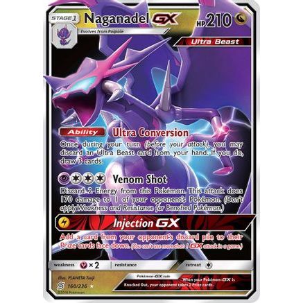 Naganadel GX 160/236 - SM  Unified Minds Holofoil