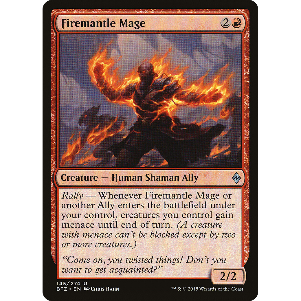 Firemantle Mage (BFZ-145) - Battle for Zendikar Foil
