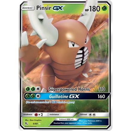 Pinsir GX 6/68 - Hidden Fates Holofoil