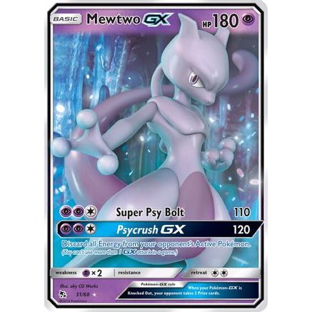 Mewtwo GX 31/68 - Hidden Fates Holofoil