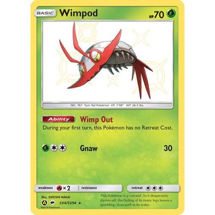 Wimpod SV4/94 - Hidden Fates Shiny Vault Holofoil