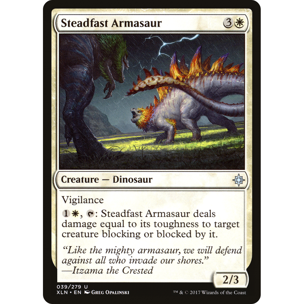 Steadfast Armasaur (XLN-039) - Ixalan