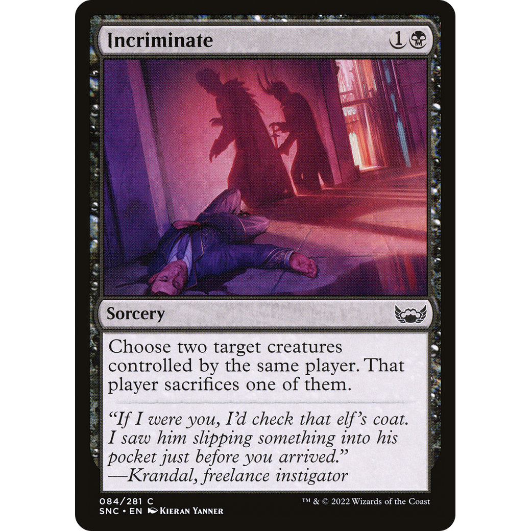 Incriminate (SNC-084) - Streets of New Capenna