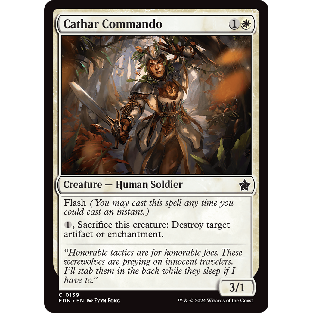 Cathar Commando (FDN-139) - Foundations