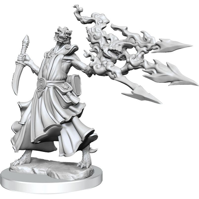 W01 Dragonborn Sorcerer Female Miniature