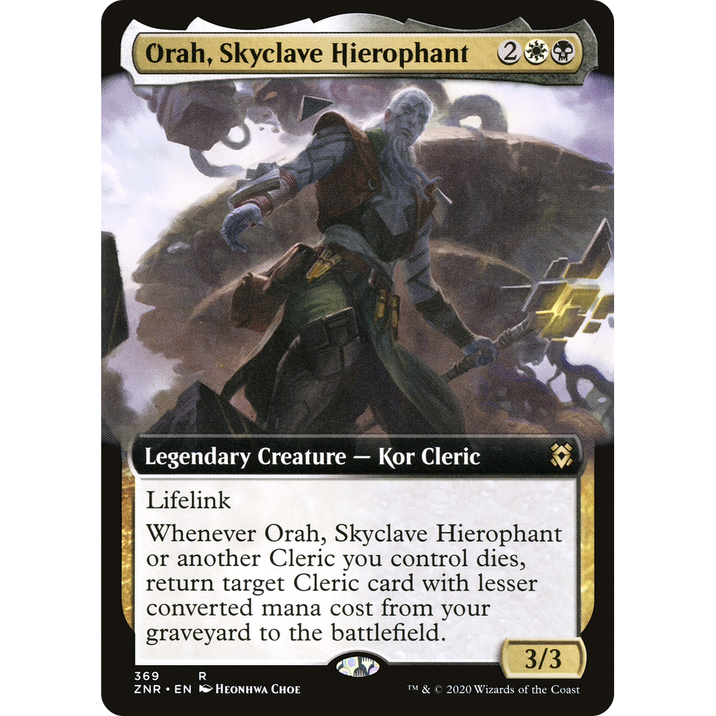 Orah, Skyclave Hierophant (Extended Art) (ZNR-369) - Zendikar Rising: (Extended Art)