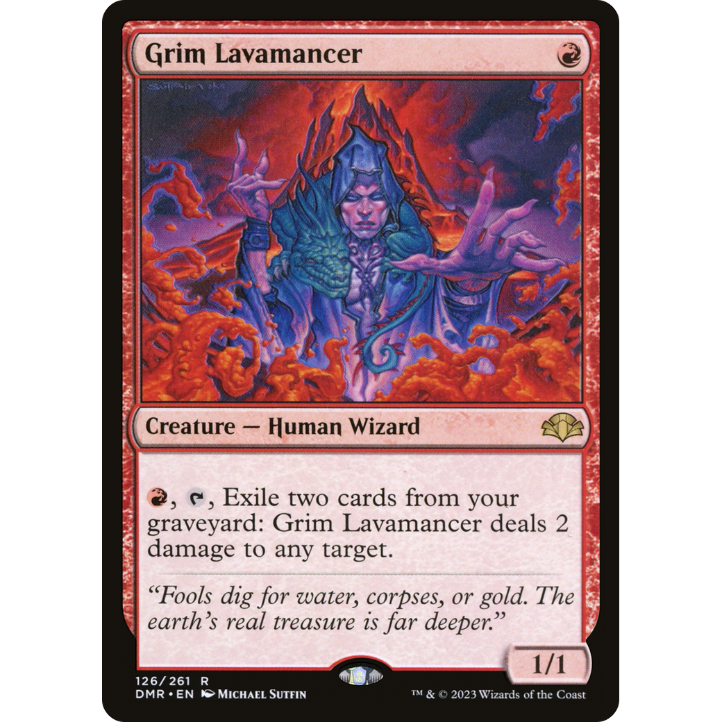 Grim Lavamancer (DMR-126) - Dominaria Remastered