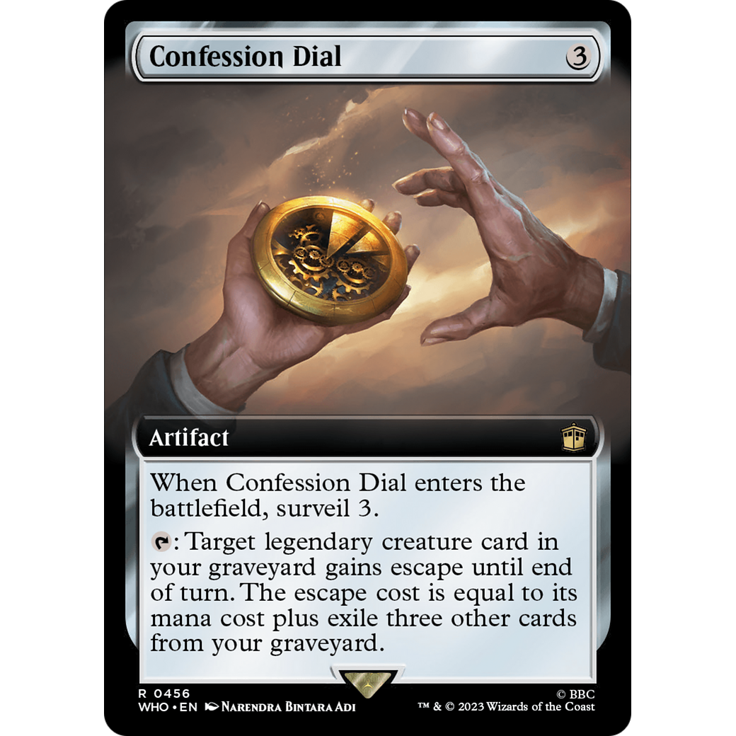 Confession Dial (Extended Art) (WHO-456) - Doctor Who: (Extended Art) Foil