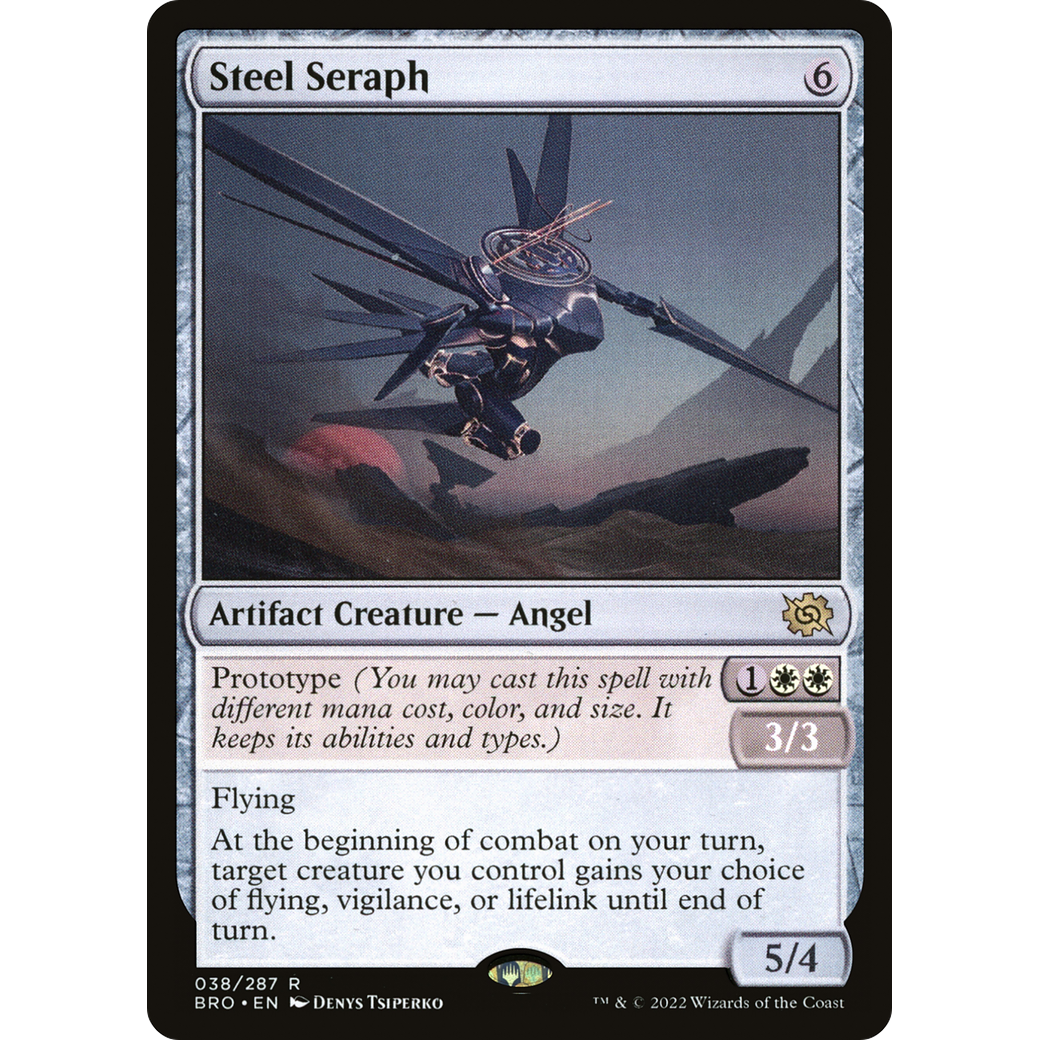 Steel Seraph (BRO-038) - The Brothers' War Foil
