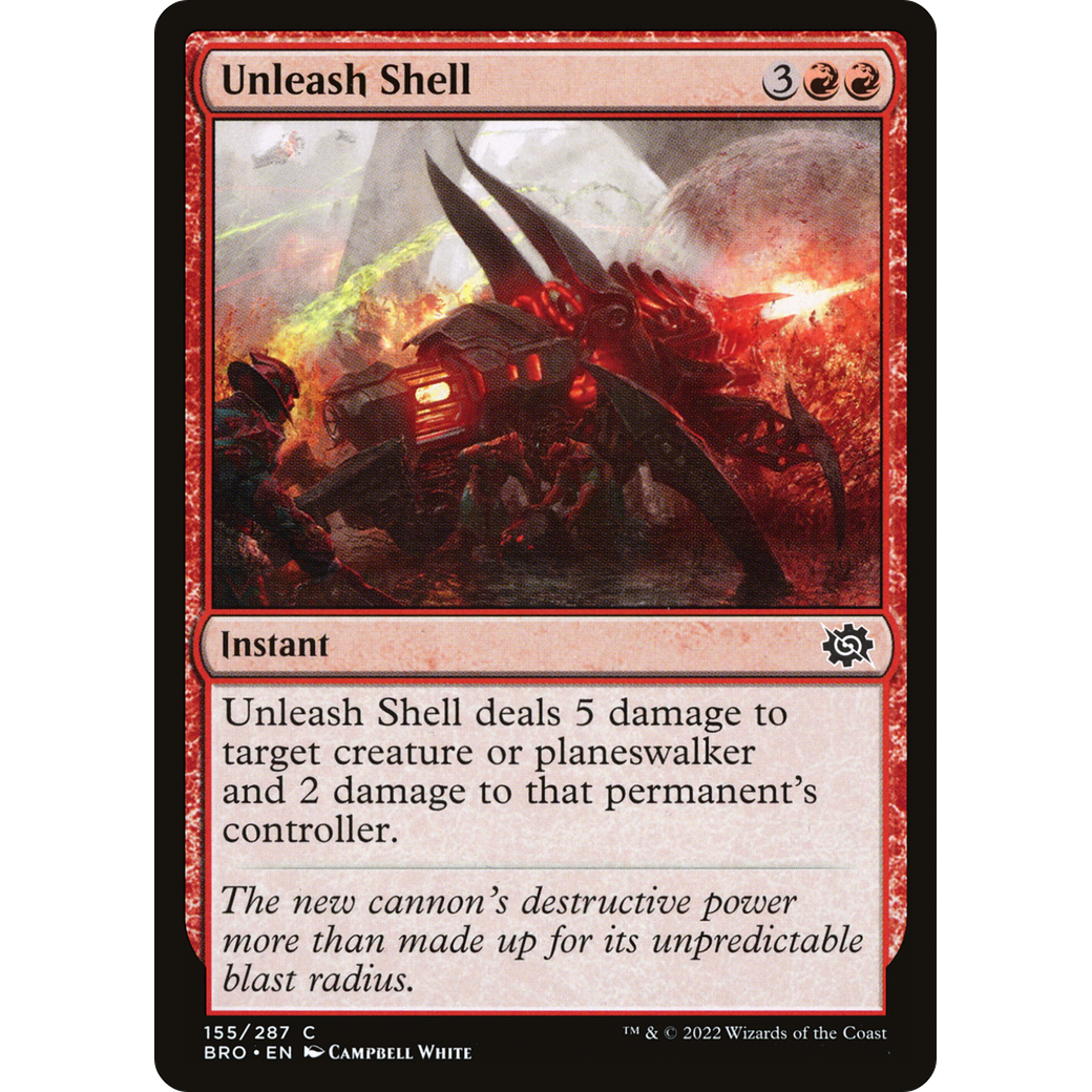 Unleash Shell (BRO-155) - The Brothers' War Foil