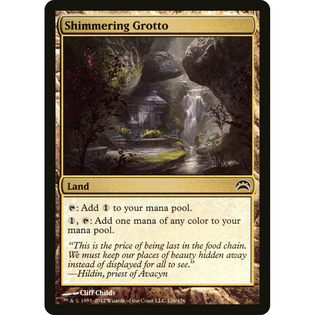 Shimmering Grotto (PC2-126) - Planechase 2012