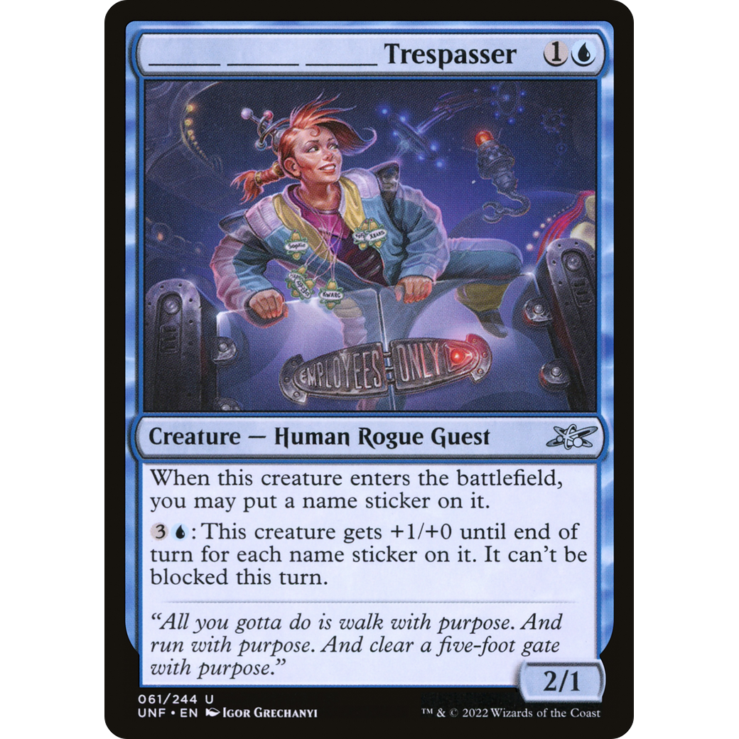 _______ _______ _______ Trespasser (UNF-061) - Unfinity