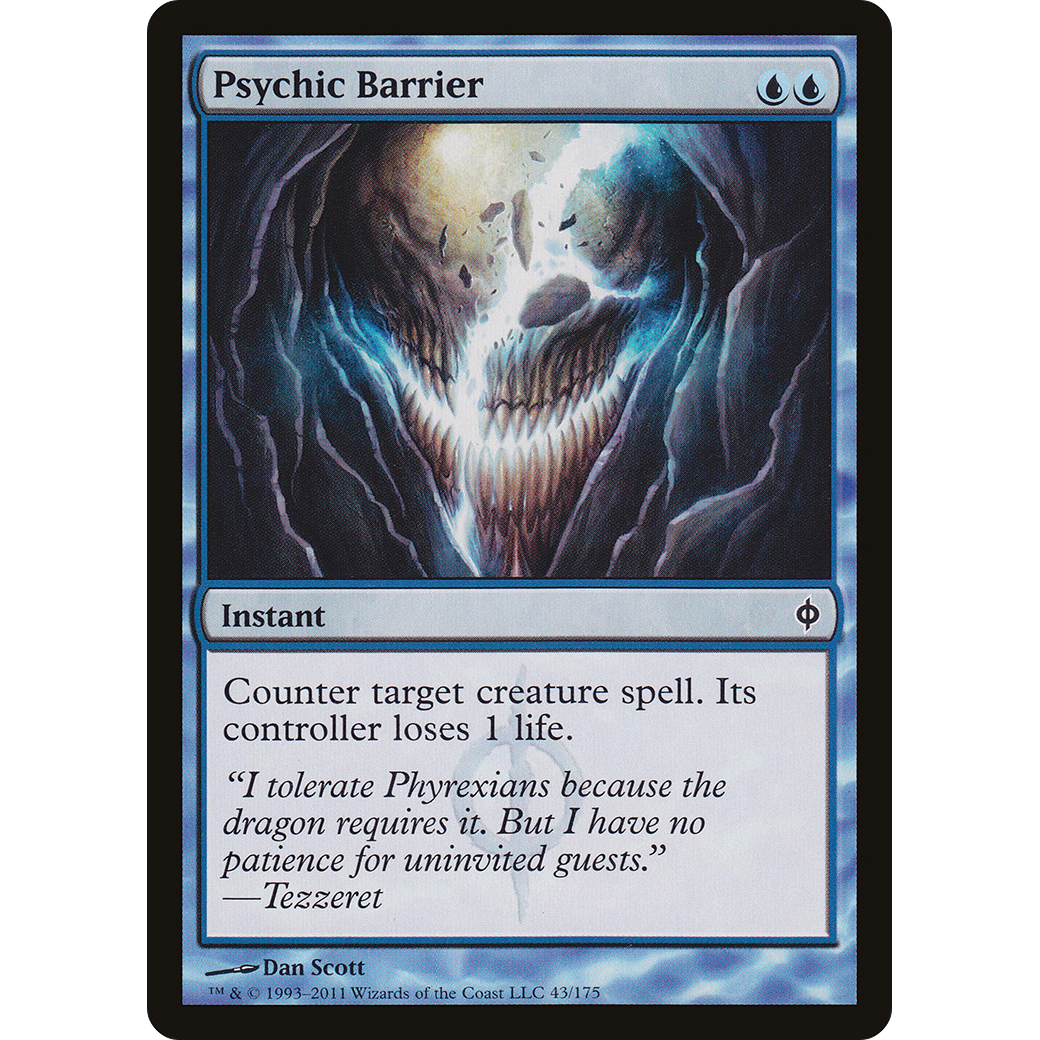 Psychic Barrier (NPH-043) - New Phyrexia Foil