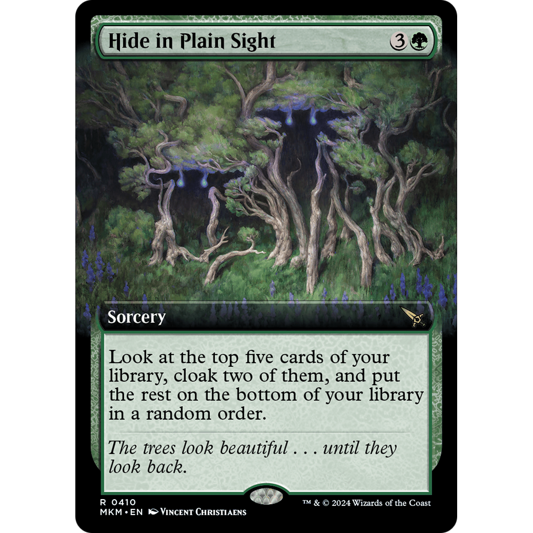 Hide in Plain Sight (MKM-410) - Murders at Karlov Manor: (Extended Art) Foil