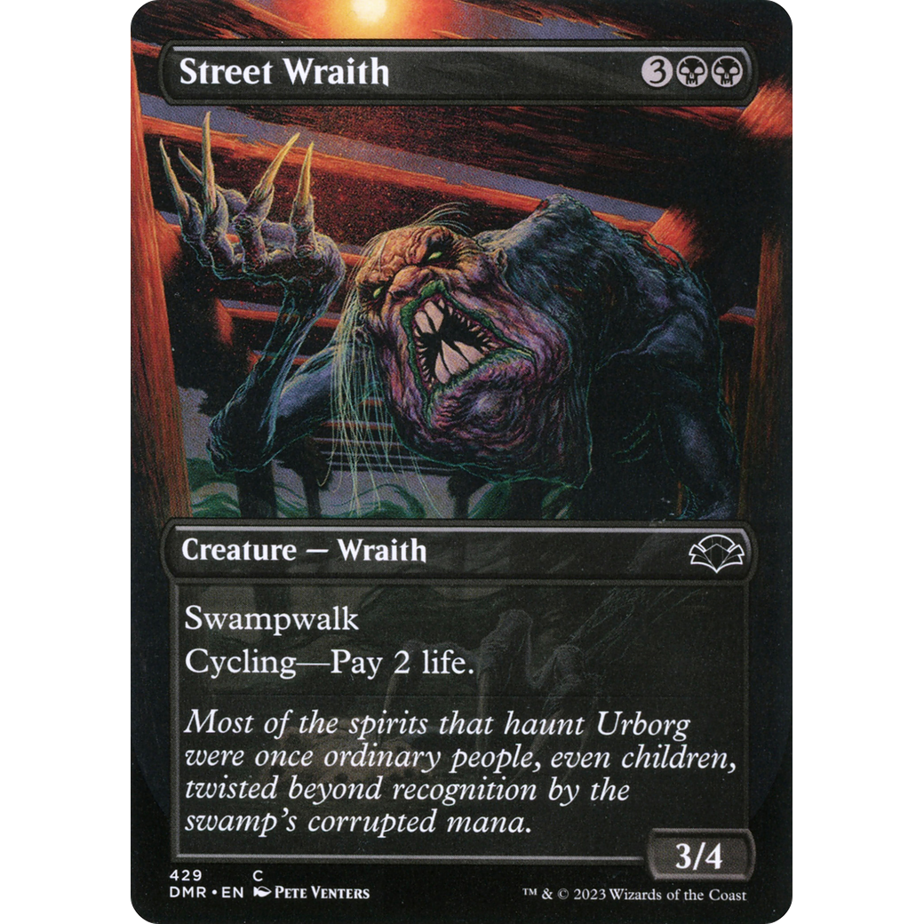 Street Wraith (Borderless) (DMR-429) - Dominaria Remastered (Borderless) Foil