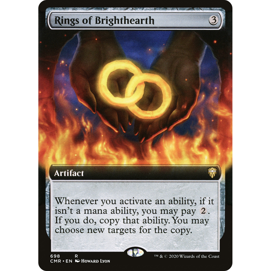 Rings of Brighthearth (Extended Art) (CMR-698) - Commander Legends: (Extended Art) Foil