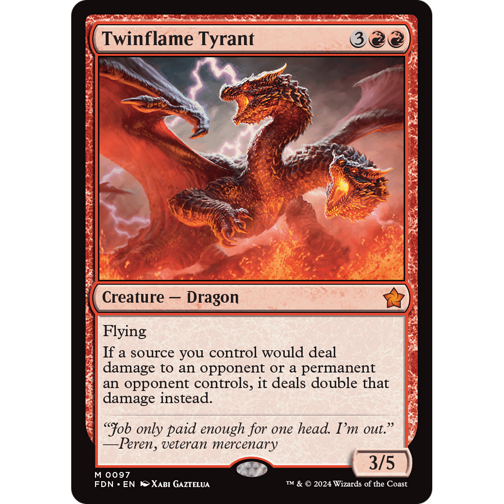 Twinflame Tyrant (FDN-097) - Foundations