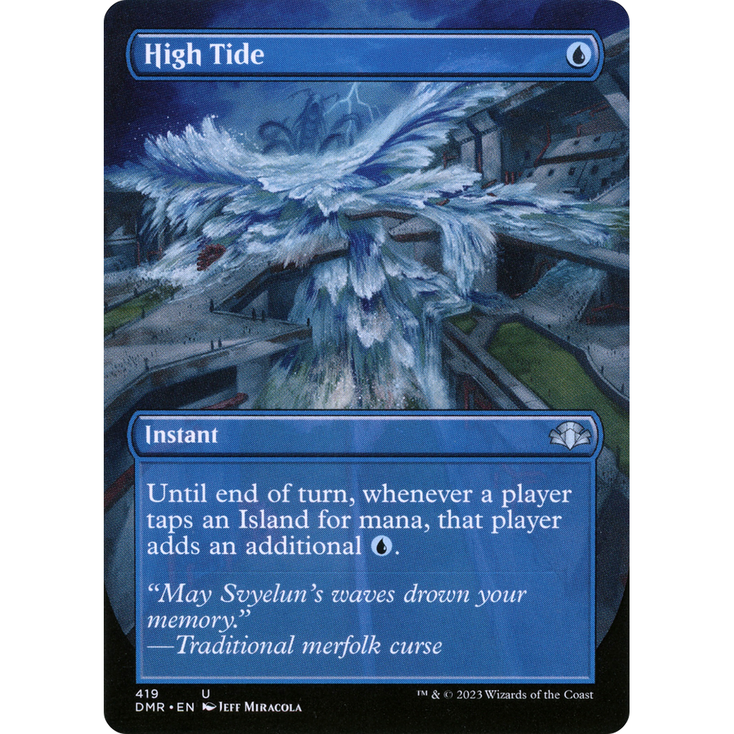 High Tide (Borderless) (DMR-419) - Dominaria Remastered (Borderless)