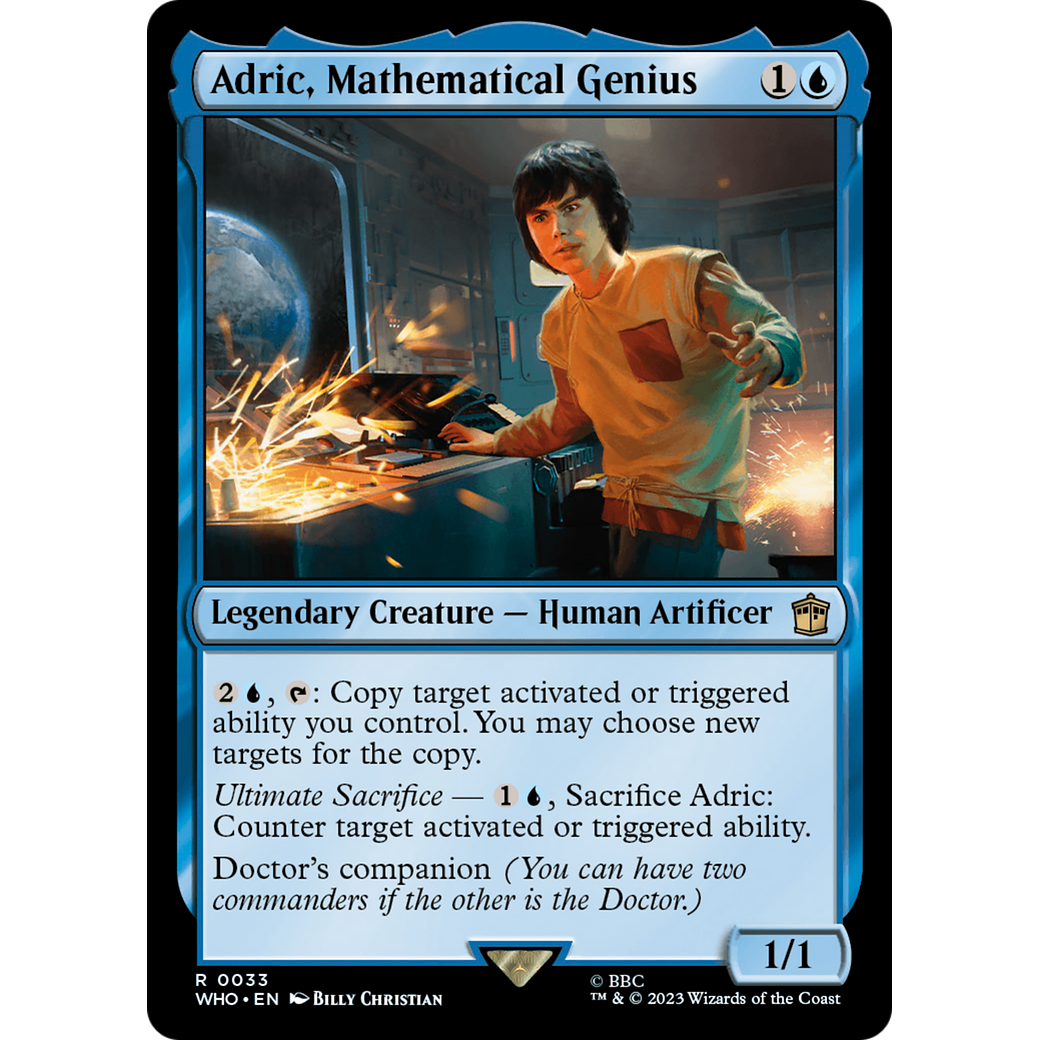 Adric, Mathematical Genius (WHO-033) - Doctor Who
