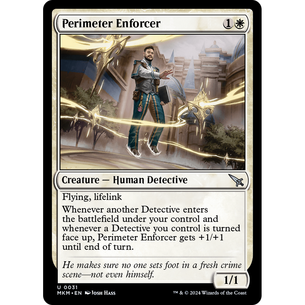Perimeter Enforcer (MKM-031) - Murders at Karlov Manor Foil