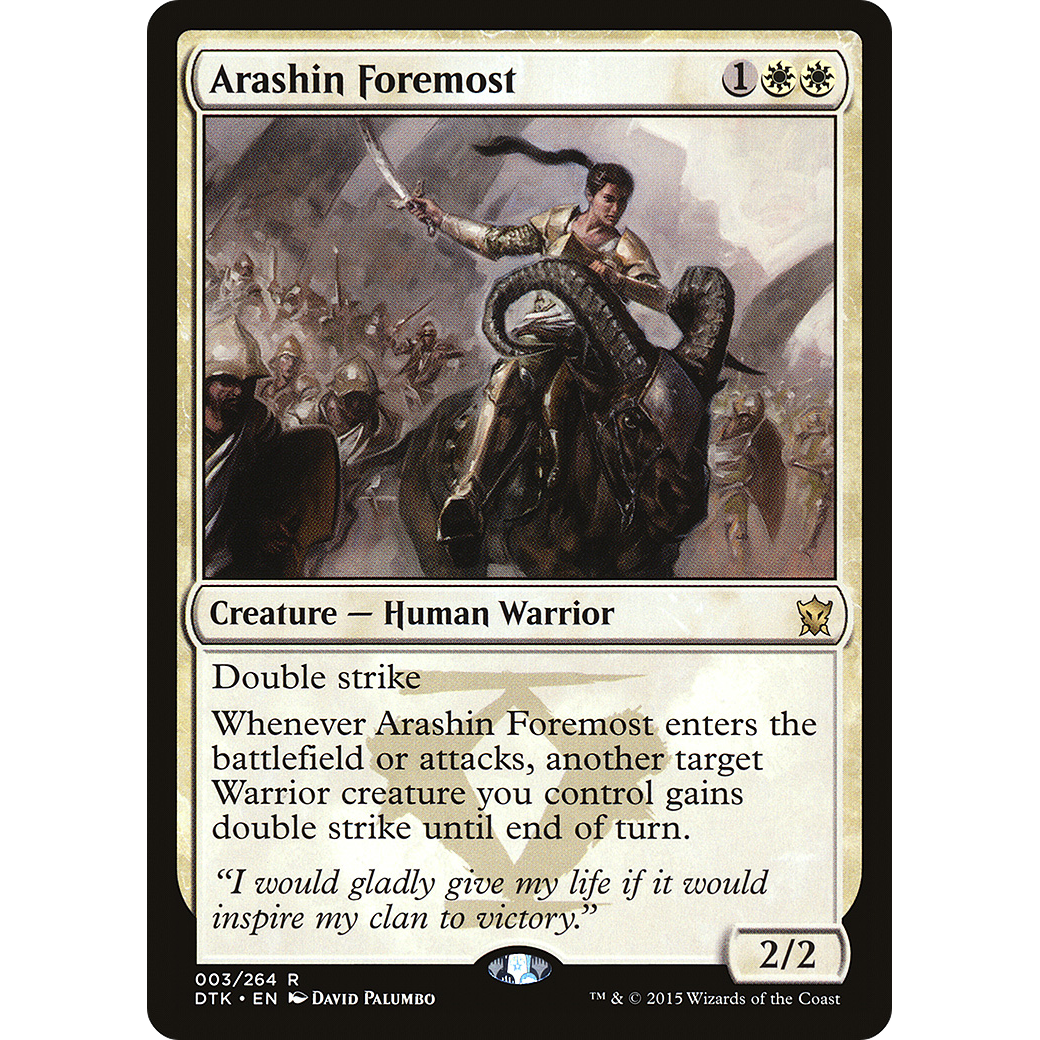Arashin Foremost (DTK-003) - Dragons of Tarkir