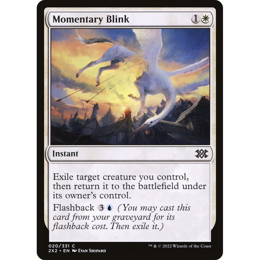 Momentary Blink (2X2-020) - Double Masters 2022 Foil