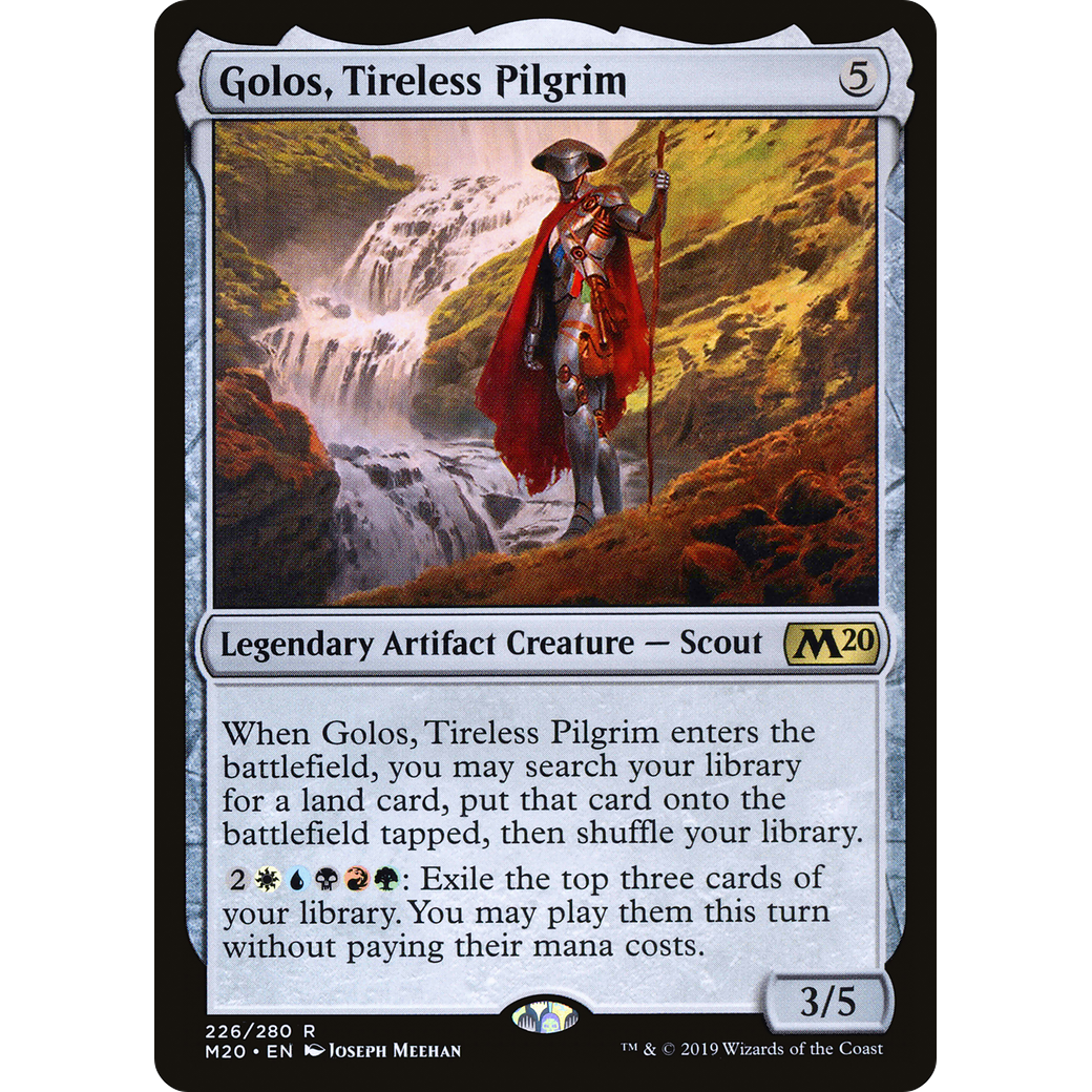 Golos, Tireless Pilgrim (M20-226) - Core Set 2020 Foil