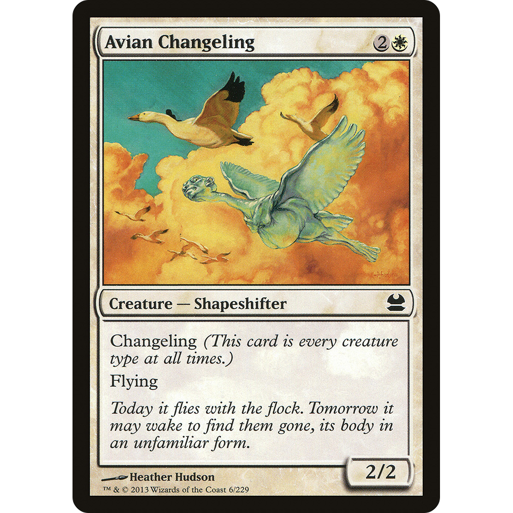 Avian Changeling (MMA-006) - Modern Masters Foil