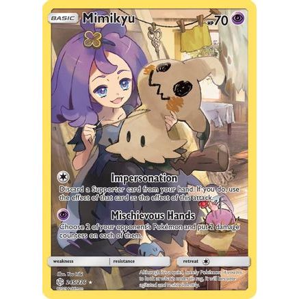Mimikyu (Secret) 245/236 - SM  Cosmic Eclipse Holofoil
