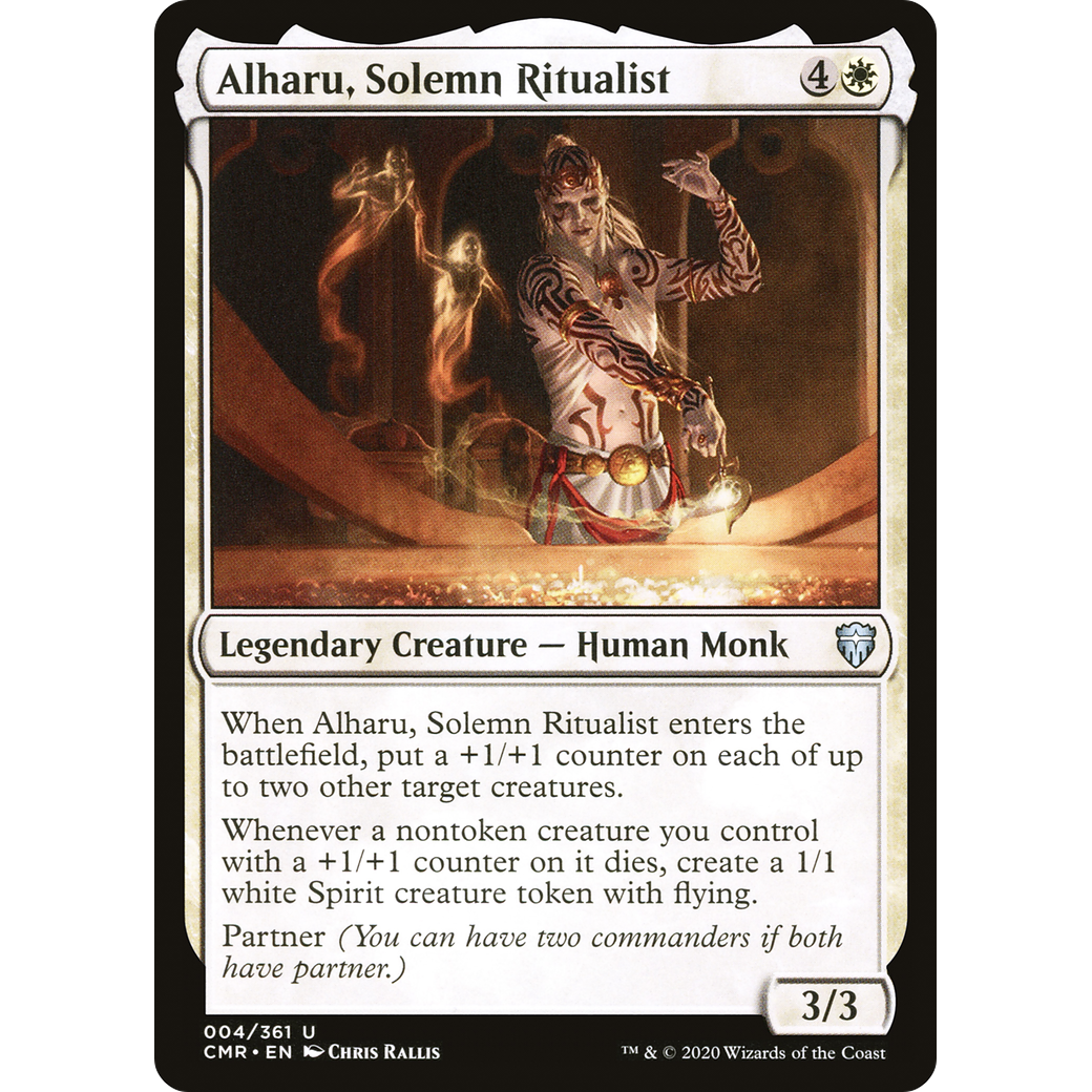 Alharu, Solemn Ritualist (CMR-004) - Commander Legends