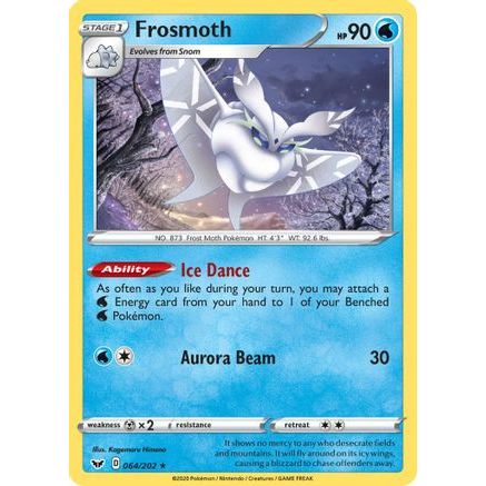 Frosmoth 64/202 - SWSH01 Sword & Shield Base Set Holofoil