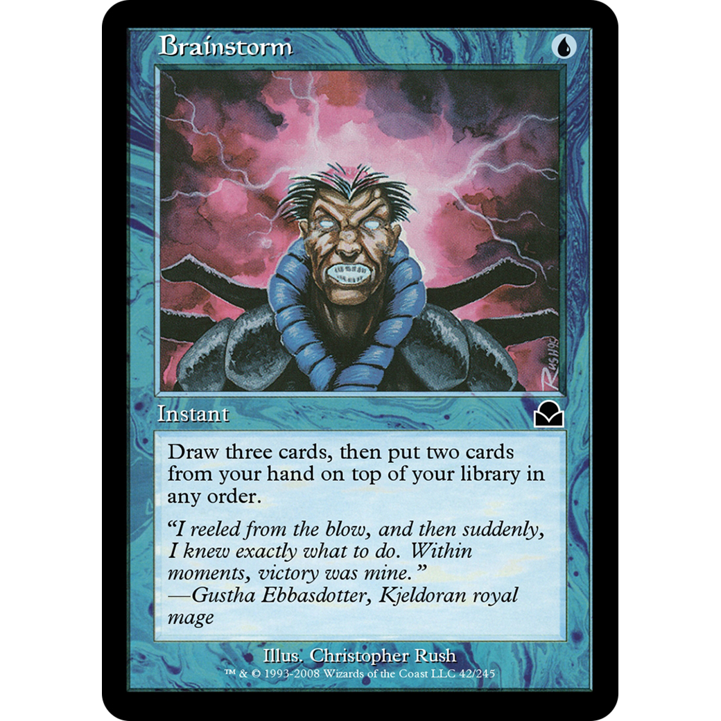 Brainstorm (ME2-042) - Masters Edition II Foil