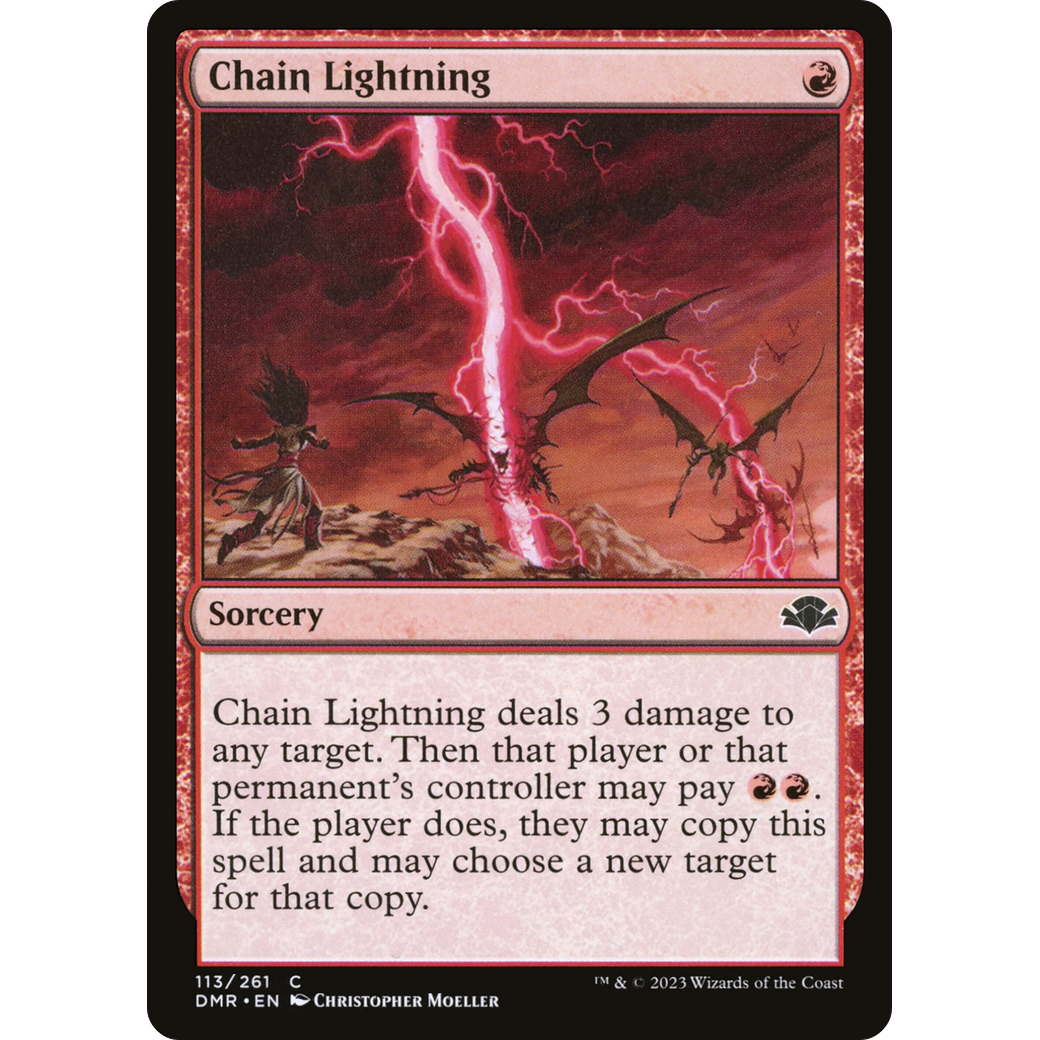 Chain Lightning (DMR-113) - Dominaria Remastered