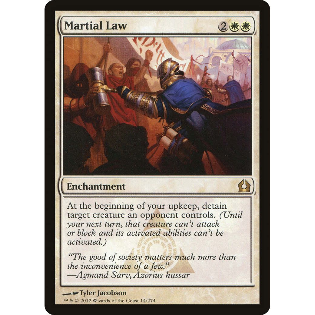 Martial Law (RTR-014) - Return to Ravnica