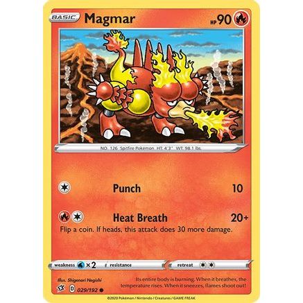 Magmar 29/192 - SWSH02 Rebel Clash