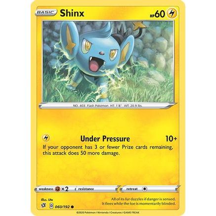 Shinx 60/192 - SWSH02 Rebel Clash Reverse Holofoil