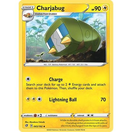 Charjabug 65/192 - SWSH02 Rebel Clash