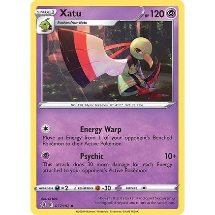Xatu 77/192 - SWSH02 Rebel Clash