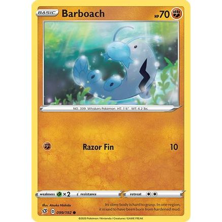 Barboach 99/192 - SWSH02 Rebel Clash