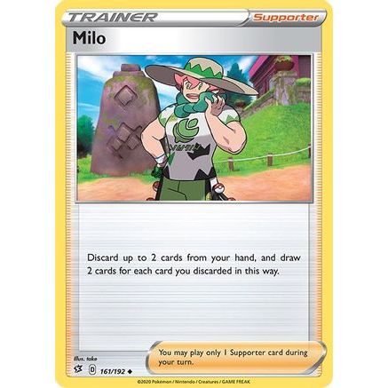 Milo 161/192 - SWSH02 Rebel Clash Reverse Holofoil