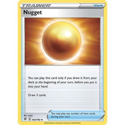 Nugget 162/192 - SWSH02 Rebel Clash Reverse Holofoil