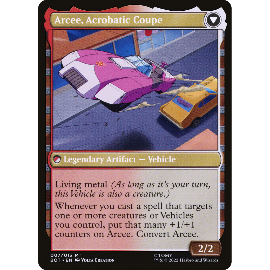 Arcee, Sharpshooter (BOT-007) - Transformers: (convertdfc) Foil