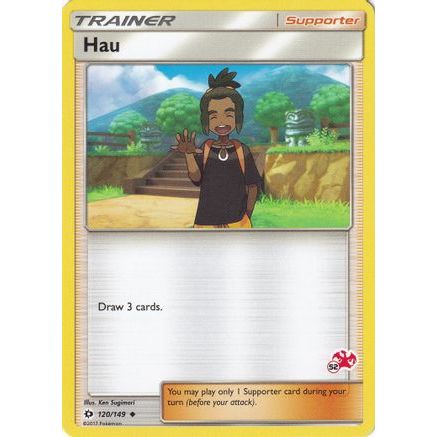 Hau - 120/149 (#52 Charizard Stamped) - Battle Academy