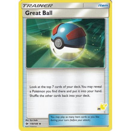 Great Ball - 119/149 (#29 Pikachu Stamped) - Battle Academy