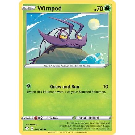 Wimpod 17/189 - SWSH03 Darkness Ablaze