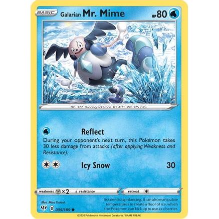 Galarian Mr. Mime 35/189 - SWSH03 Darkness Ablaze