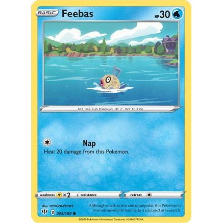 Feebas 38/189 - SWSH03 Darkness Ablaze Reverse Holofoil